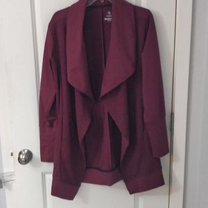 Betabrand jacket burgundy, size L